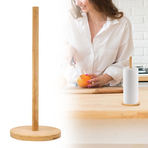 Wooden paper towel holder - paper,