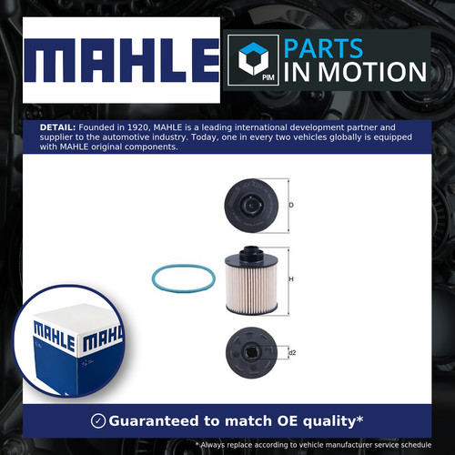 Fuel filter kx420d - fuel, mahle