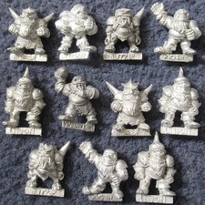 1989 Chaos Dwarf Bloodbowl Team 2nd Edition Player Citadel Fantasy Football Game