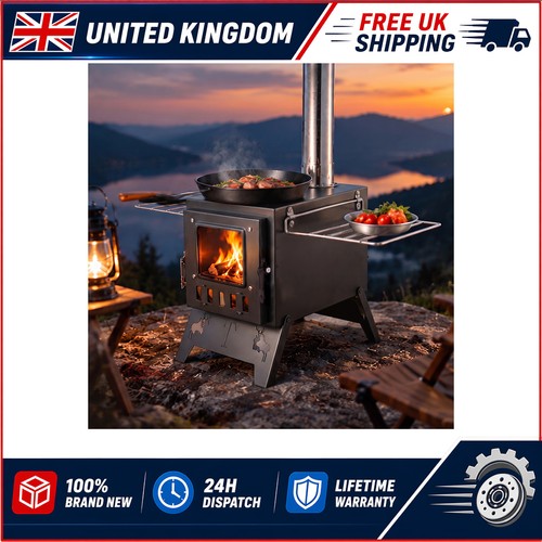 Foldable outdoor wood stove - foldable,