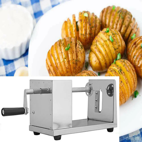 Stainless steel spiral - steel, potato