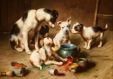 Budding Artists 1893 Carl