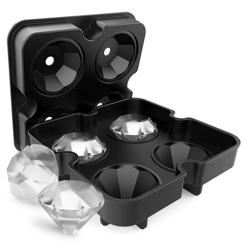 Silicone ice cube trays - cube, with