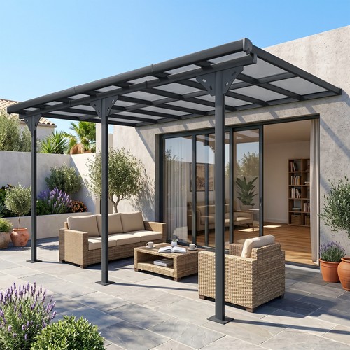 Outdoor patio wall - patio, wall-mounted