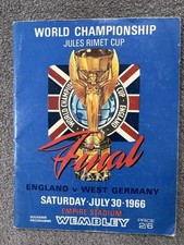 1966 World Cup Final Programme - England v West Germany. Original Programme 