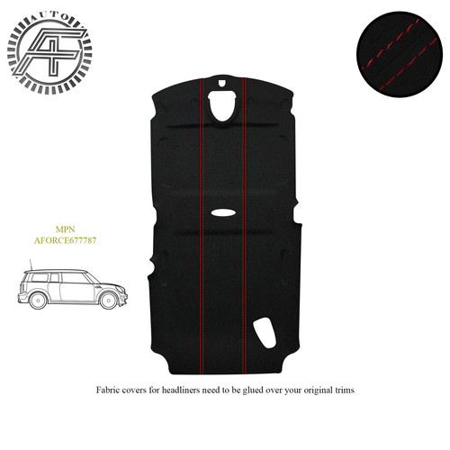 Luxe suede headliner cover - suede,
