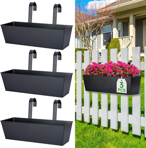 Pack 41cm railing planter - pack,
