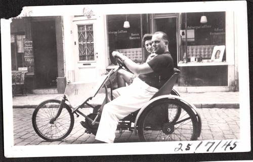Vintage photograph belgium - '45,