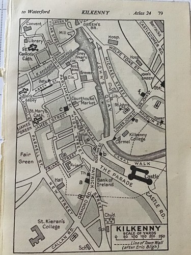 Kilkenny 1952 vintage street - kilkenny,,