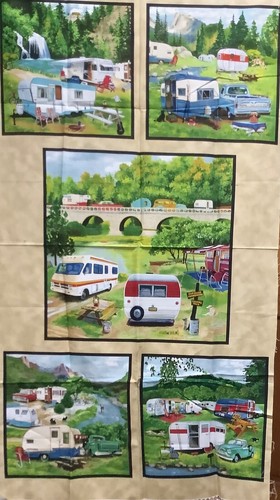 Camper van fabric panel - camper,