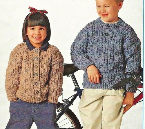 1474 boys girls chunky jumper - 1474,