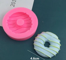 Donut Silicone Icing Fondant Mould Sugar craft topping Cake Decorate