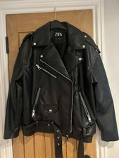 Brand New Zara Women’s Faux Leather Jacket Size Medium