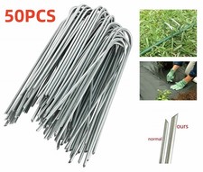 50PCS Galvanised Steel U