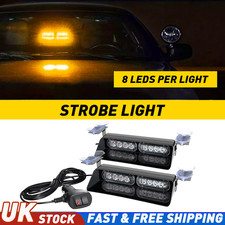 16 LED Amber Car Emergency