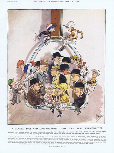 Horse racing caricatures - racing,
