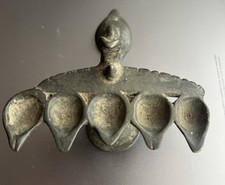 Antique Old Brass Snake Figure Oil Lamp?Decorative 170g 3.5”x 4”x 2”