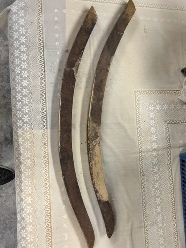 Wide bent oak - ", rocker