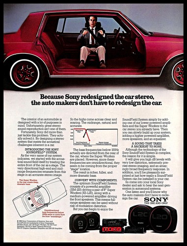 1982 sony soundfield - sony, car