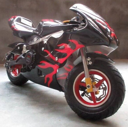 Mini motorcycle red sports - mini,