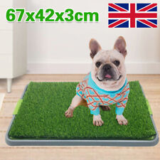 Pet Dog Toilet Mat Indoor Restroom Training Portable Grass Potty Loo Tray Puppy.