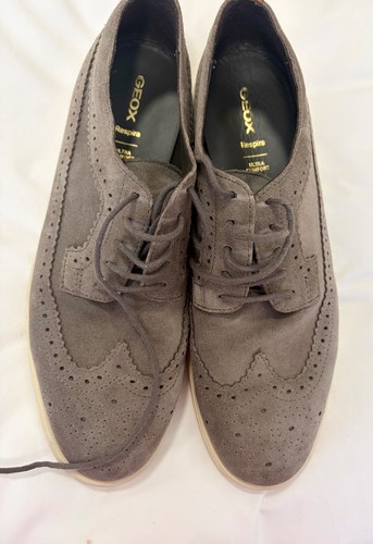 Geox dark beige suede mens - dark,