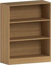 3 Tier Oak Wooden Bookcase