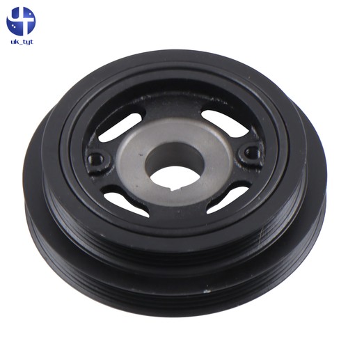 Engine crankshaft crank - crankshaft, pulley