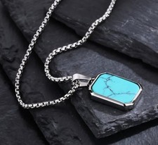 Men's Natural Stone Pendant