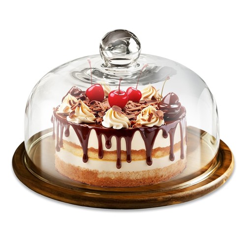 Inch cake stand - stand, dome