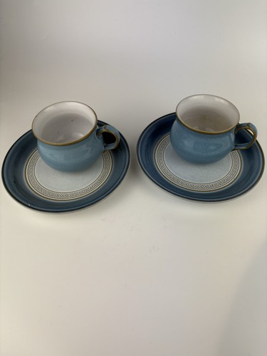Denby castile blue cups and - denby,