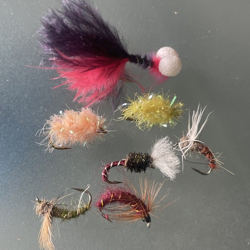 Job lot fishing flies lures - job,
