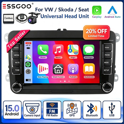 Car stereo radio - 7",