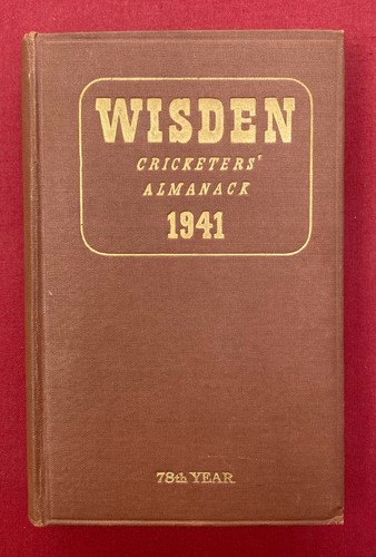 1941 wisden original - -,