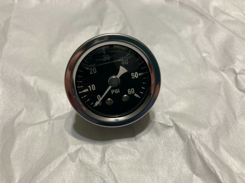 Psi oil pressure gauge big - psi,