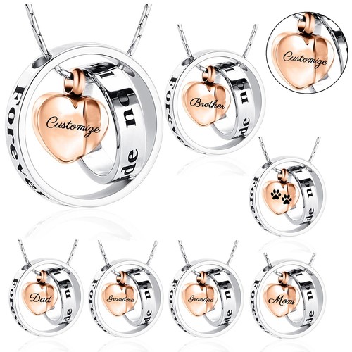 Cremation necklace for - cremation, ashes