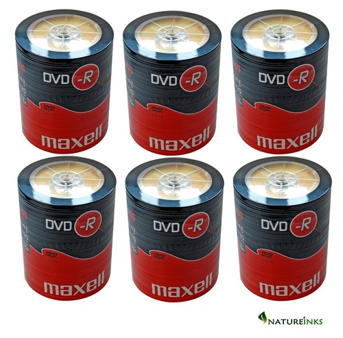 600 genuine maxell - dvd-r, 16x