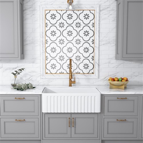 White ceramic single - white,
