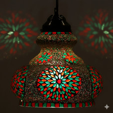 Large Turkish Mosaic Pendant