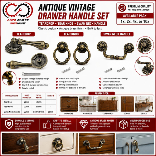 Swan neck handle antique - swan,