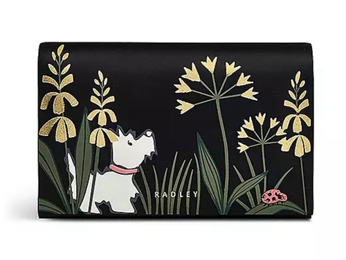 Radley black leather - black, flapover