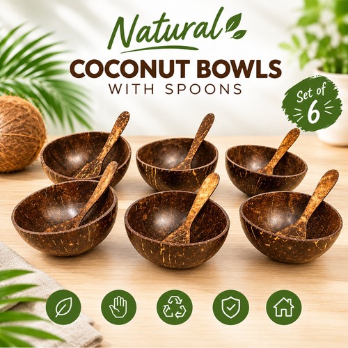 Handmade coconut shell - coconut,