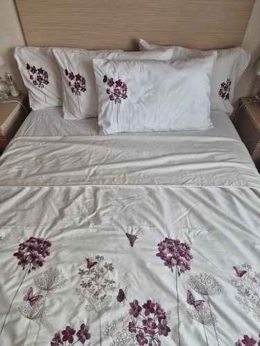 Dunelm embroidered king - embroidered,