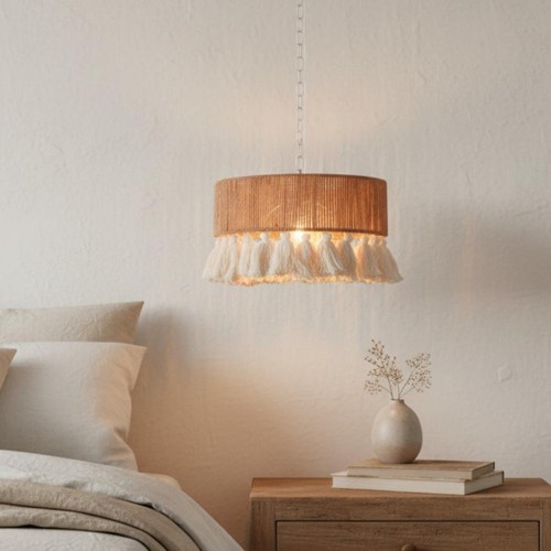 Bohemian tassel hanging - bohemian, light