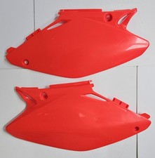 SHOP SOILED UFO HONDA CR125/CR250 MX RED SIDE PANELS 2002-2007 - HO03658-070