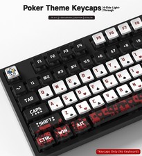 Poker Theme Keycaps 132 Keys