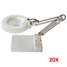 20X Magnifier LED Lamp Light