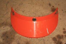 OPEN FACE CRASH HELMET 7.5" ORANGE PEAK