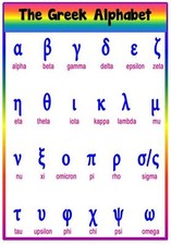 The Greek Alphabet -A4