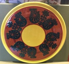 Vintage Retro SMF Schramberg , Germany 12" Diameter Serving Platter